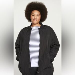 Universal Standard Hudson quilted liner coat M/18-20